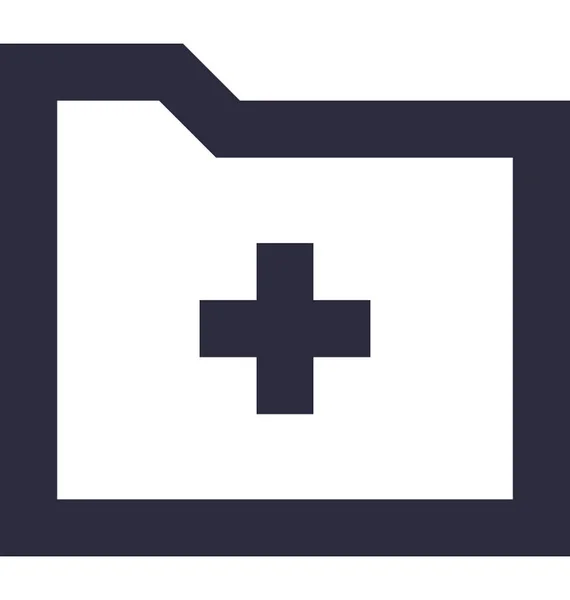 New Folder Vector Icon — Stock Vector