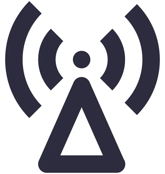 Wifi Tower Vector Icon — Stock Vector