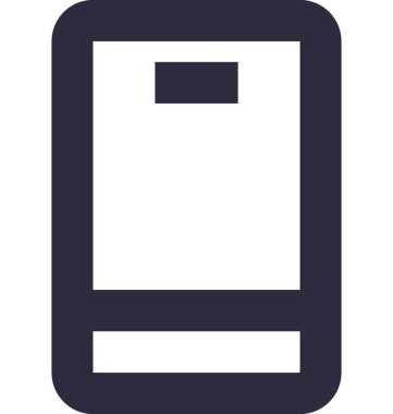 telefon düz vektör simgesi