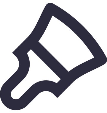 boya fırçası vektör simgesi