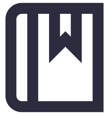 Günlüğü düz vektör simgesi