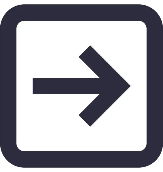 Right Arrow Vector Icon — Stock Vector