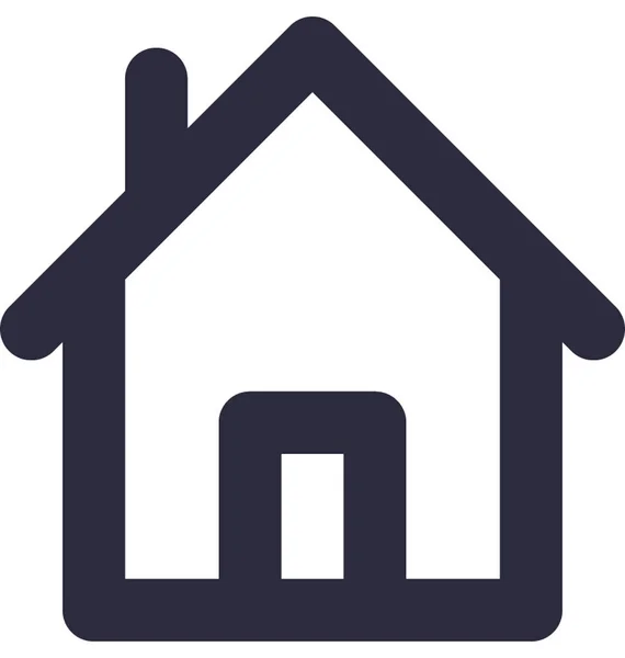 Haus Flache Vektor Symbol — Stockvektor