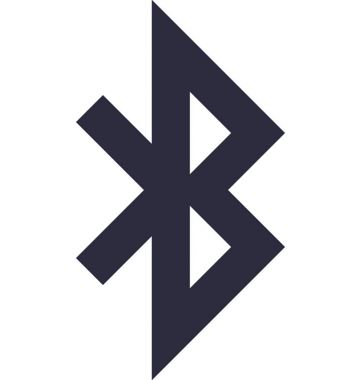 Bluetooth işareti vektör simgesi 