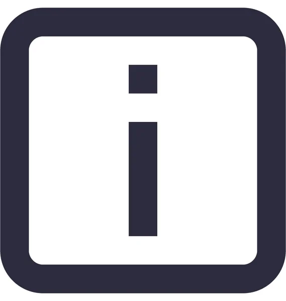 Info Flat Vector Icon — Stock Vector
