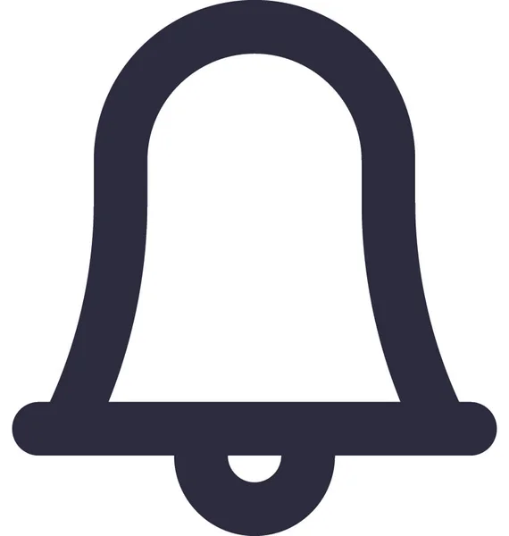 Ikona Wektora Płaskiego Dzwonu — Wektor stockowy