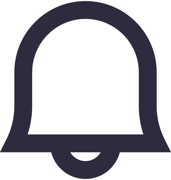 Glocke Flat Vector Icon — Stockvektor