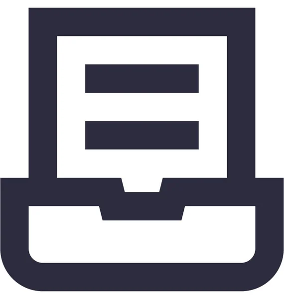 Ordner Flat Vector Icon — Stockvektor