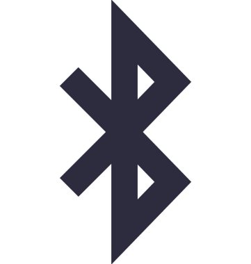 Bluetooth işareti vektör simgesi