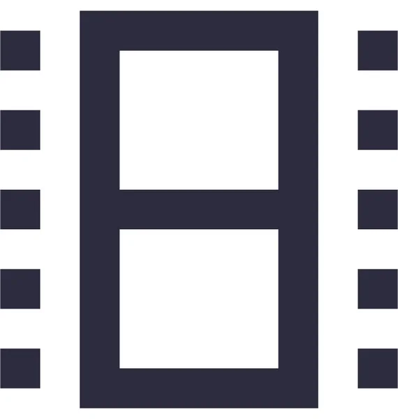 Film Reel Vector Icon — Stock Vector