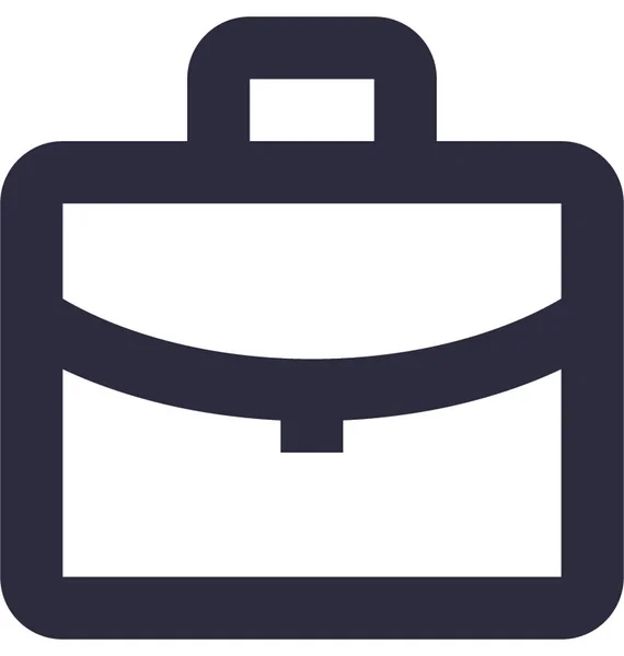 Briefcase Flat Vector Icon — Stock Vector