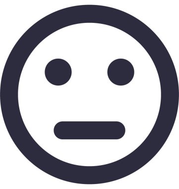 Üzgün Smiley vektör simgesi