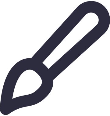 boya fırçası vektör simgesi