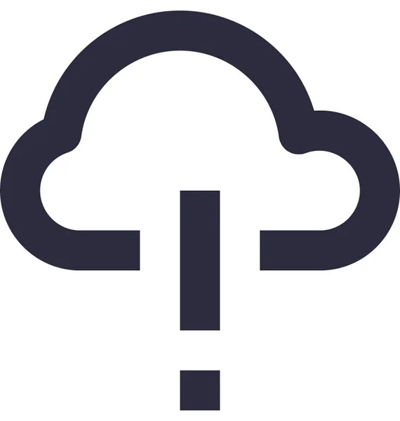 Cloud Computing Vector Icon — Stock Vector