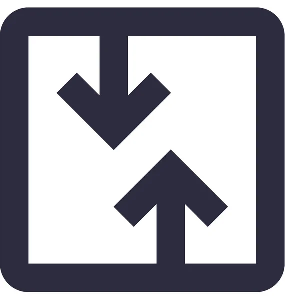 Flèches Icône Vectorielle Plat — Image vectorielle