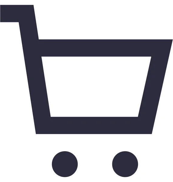 Shopping Cart Vector Icon — Stock Vector