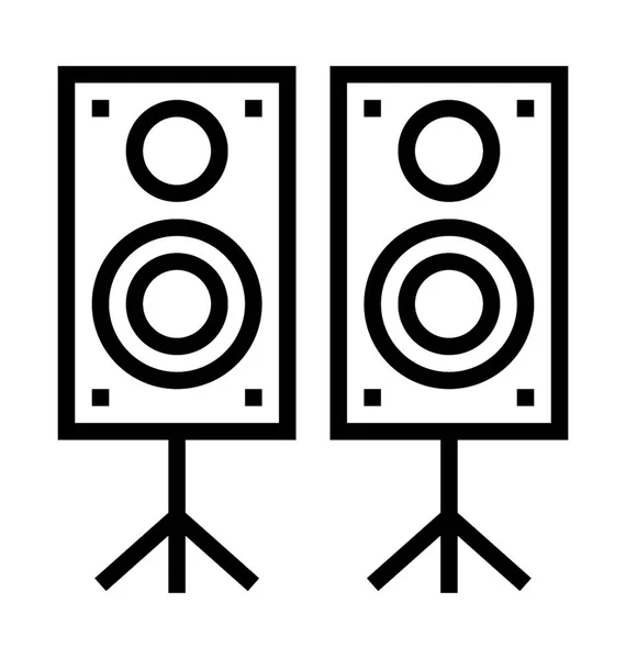 Lautsprecher-Vektorsymbol — Stockvektor