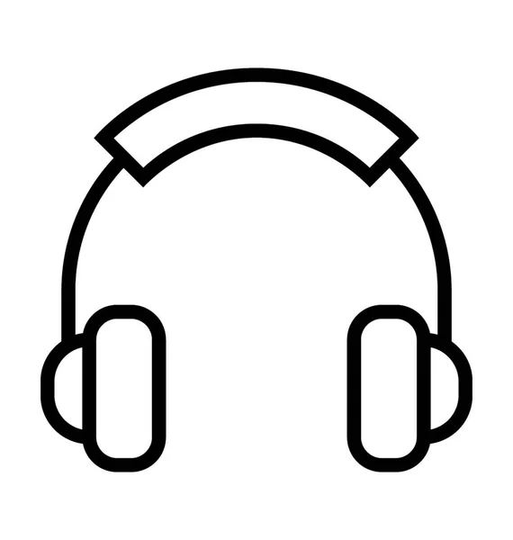 Ikon vektor headphone - Stok Vektor