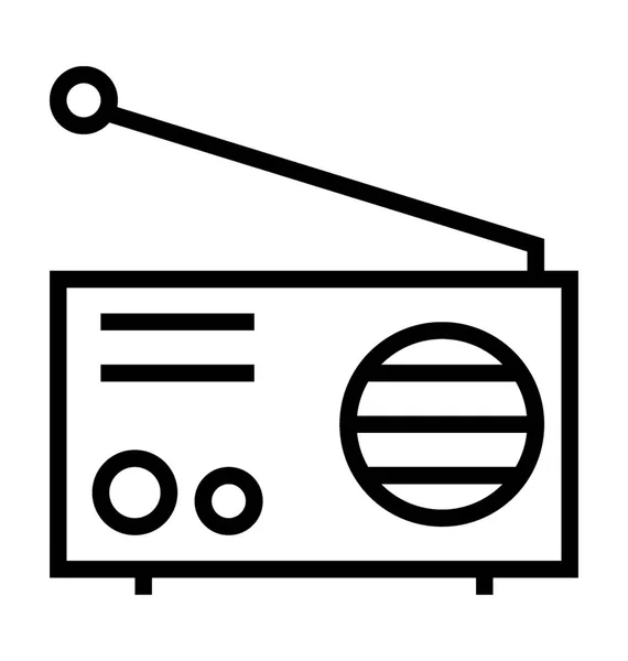 Radyo vektör simgesi — Stok Vektör