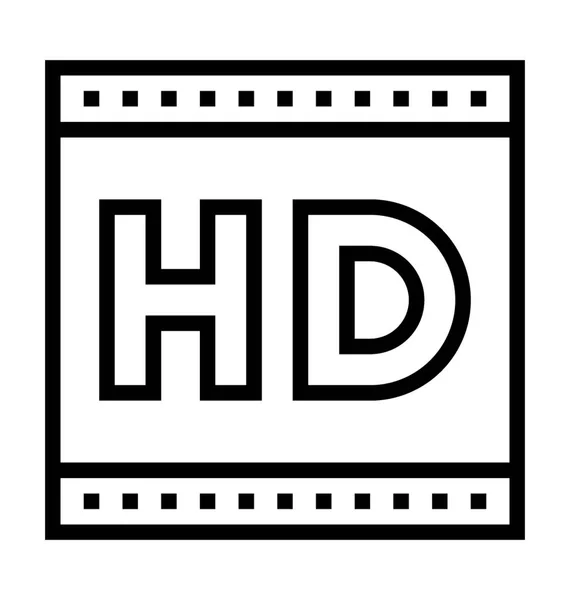 HD vektorové ikony — Stockový vektor