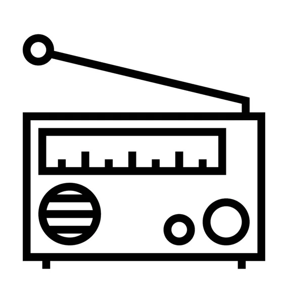 Icono de vector de radio — Vector de stock