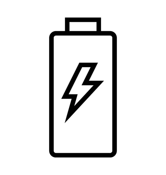 Batarya şarj vektörü simgesi — Stok Vektör