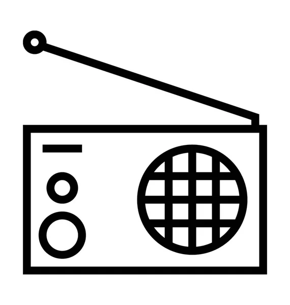 Radyo vektör simgesi — Stok Vektör