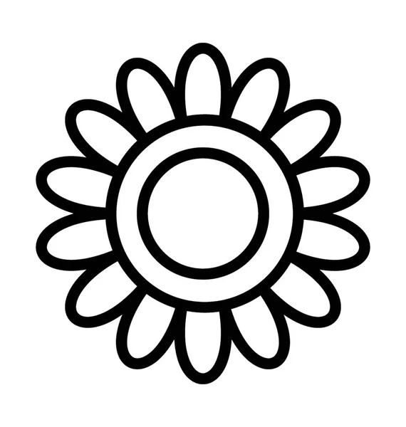 Blume Flat Vector Icon — Stockvektor
