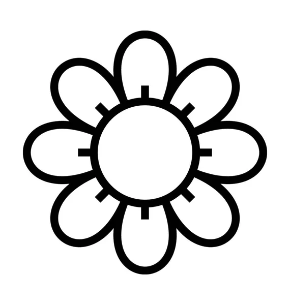 Gänseblümchen Vektorsymbol — Stockvektor