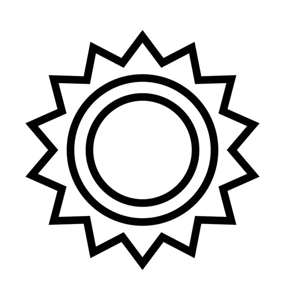 Icône Vectorielle Plate Tournesol — Image vectorielle