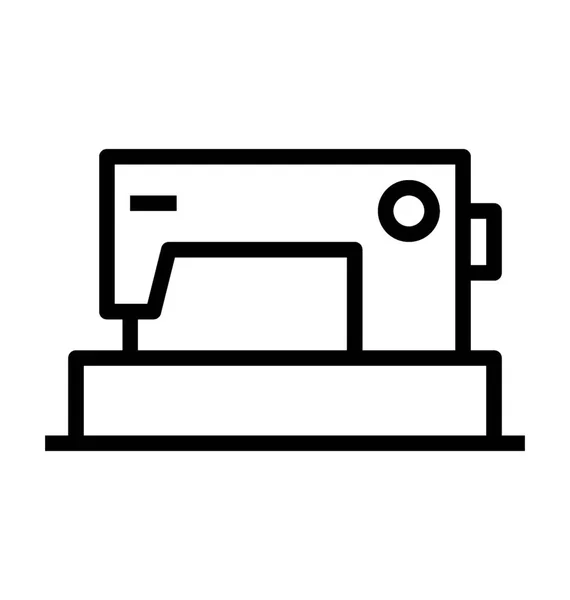 Máquina de costura vetor ícone — Vetor de Stock