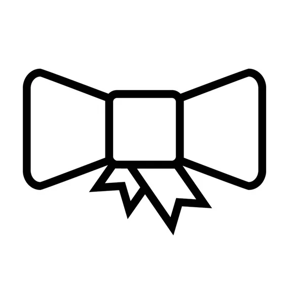 Payaso corbata de lazo Vector icono — Archivo Imágenes Vectoriales