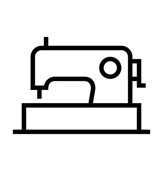 Sewing Machine Vector Icon — Stock Vector