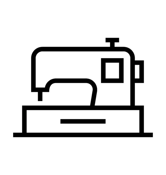 Sewing Machine Vector Icon — Stock Vector