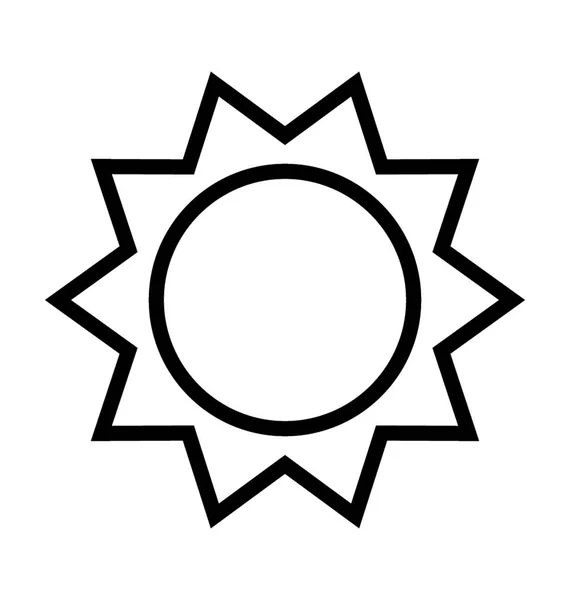 Icono vector girasol — Archivo Imágenes Vectoriales
