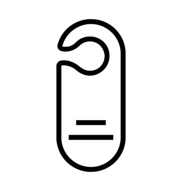  Kapı askı vektör simgesi