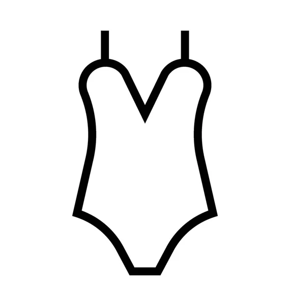 Bikini vector icono — Vector de stock
