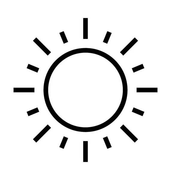 Sonnenvektorsymbol — Stockvektor