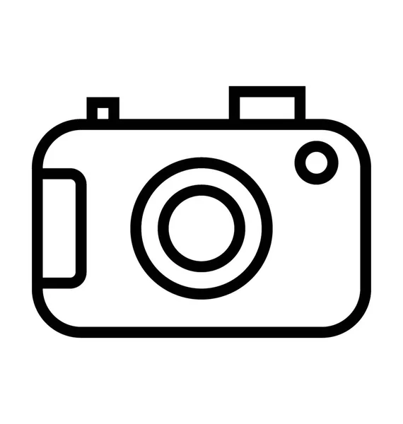 Значок фотоапарата вектор — стоковий вектор