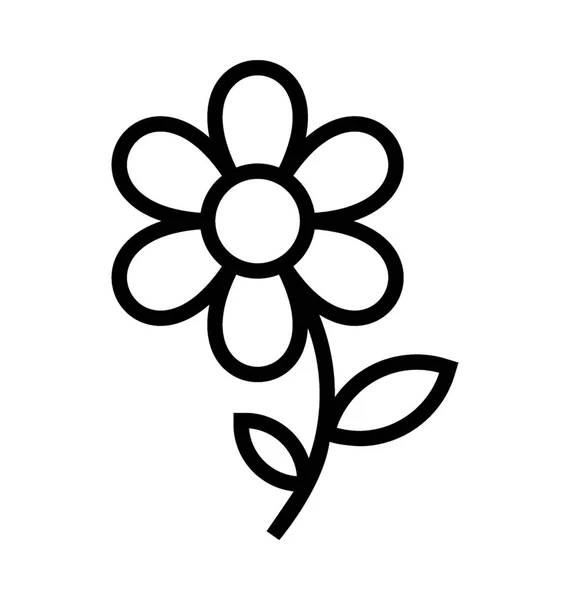 Blumenvektorsymbol — Stockvektor