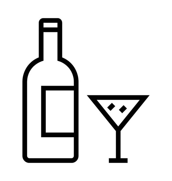 Icône vectorielle de boisson — Image vectorielle