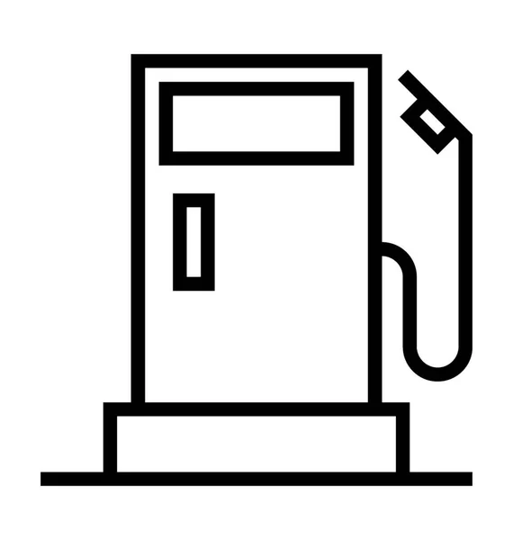 Ikonen för vektorer för bensinstationer — Stock vektor