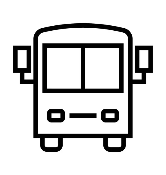Icona vettoriale bus — Vettoriale Stock