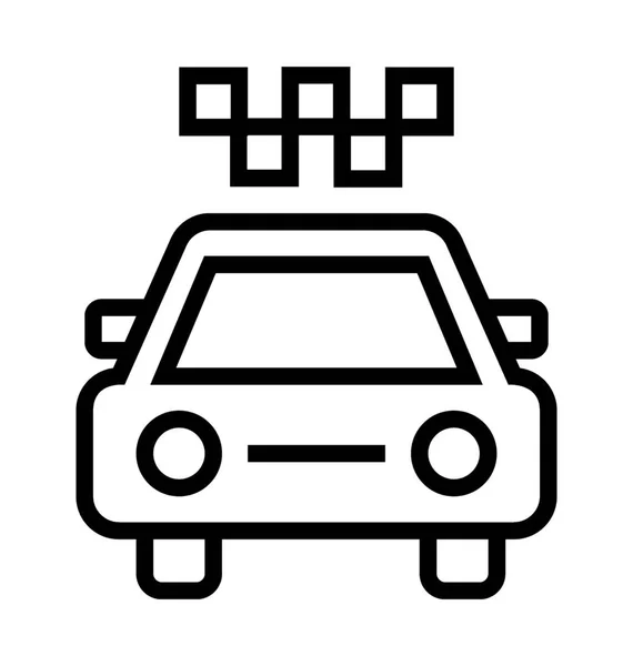 Taxi vector icono — Archivo Imágenes Vectoriales