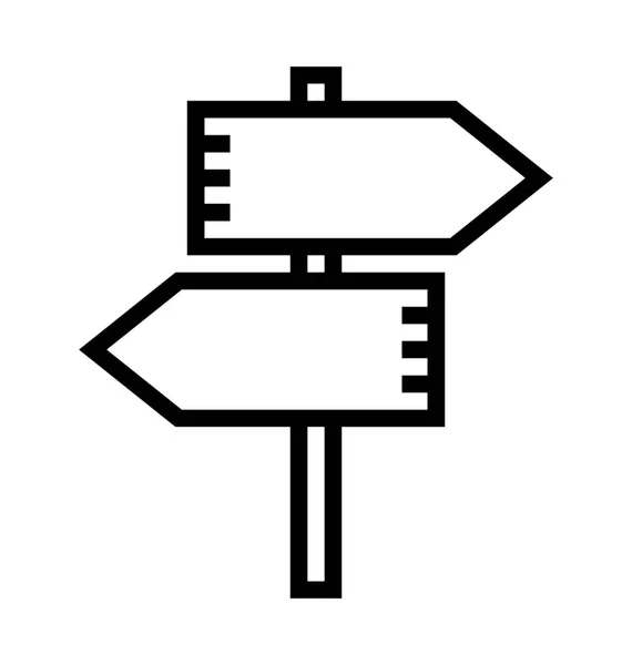 Wegweiser-Symbol — Stockvektor