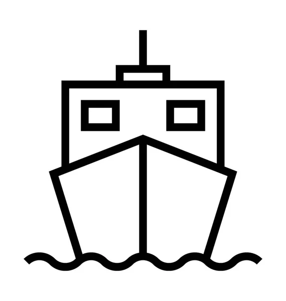 Πλοίο εικονίδιο του φορέα — Διανυσματικό Αρχείο