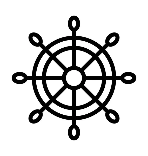 Vector de dirección del barco Icono — Archivo Imágenes Vectoriales