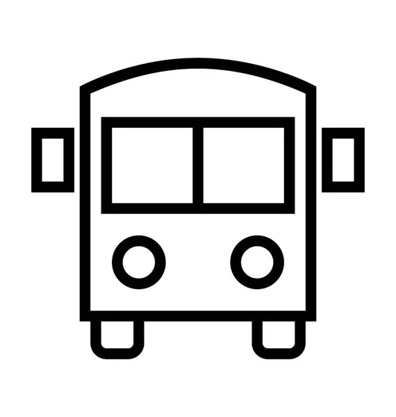 Bus Vector Icon — Stock Vector