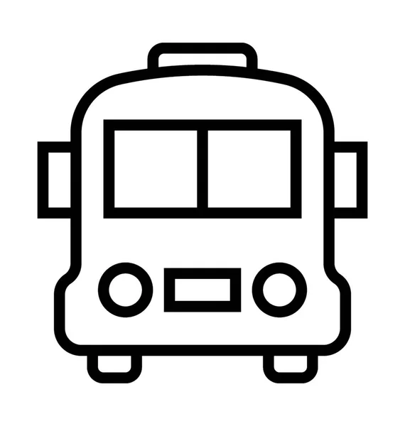 Tour bus vector icono — Archivo Imágenes Vectoriales