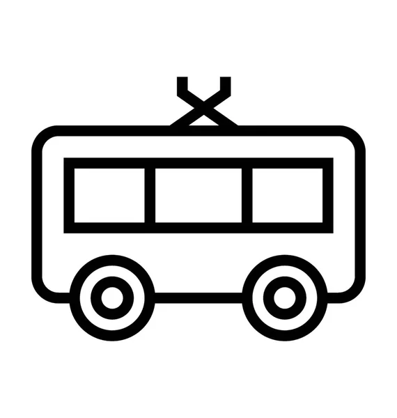 Ikon Vektor Omnibus - Stok Vektor